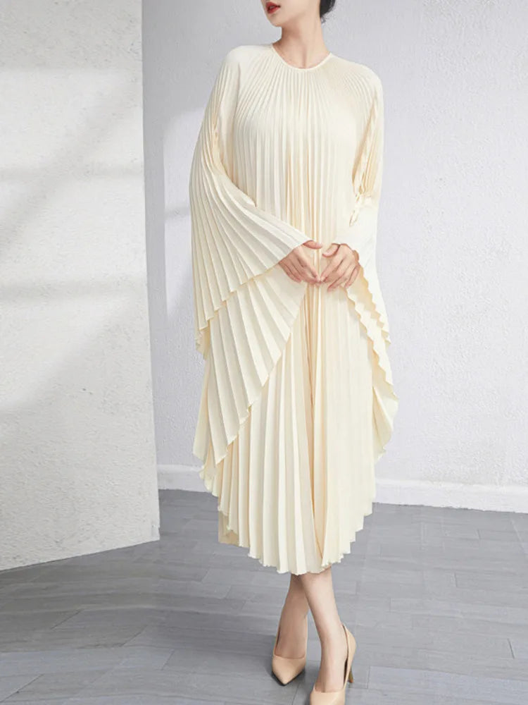 Luxury Pleated Kaftan Dress