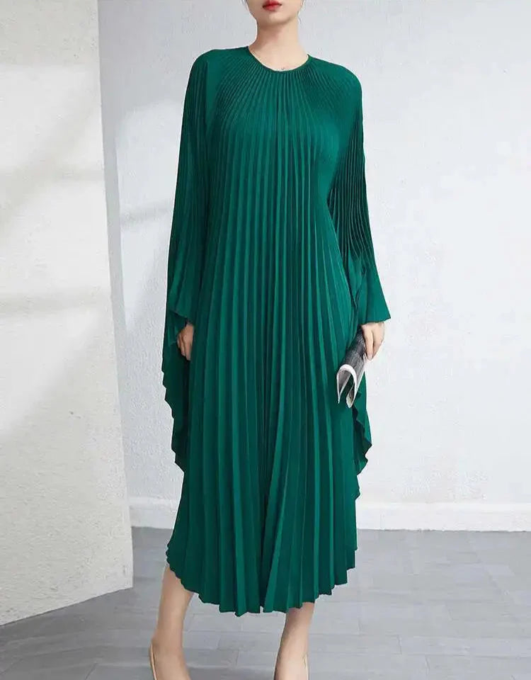 Luxury Pleated Kaftan Dress