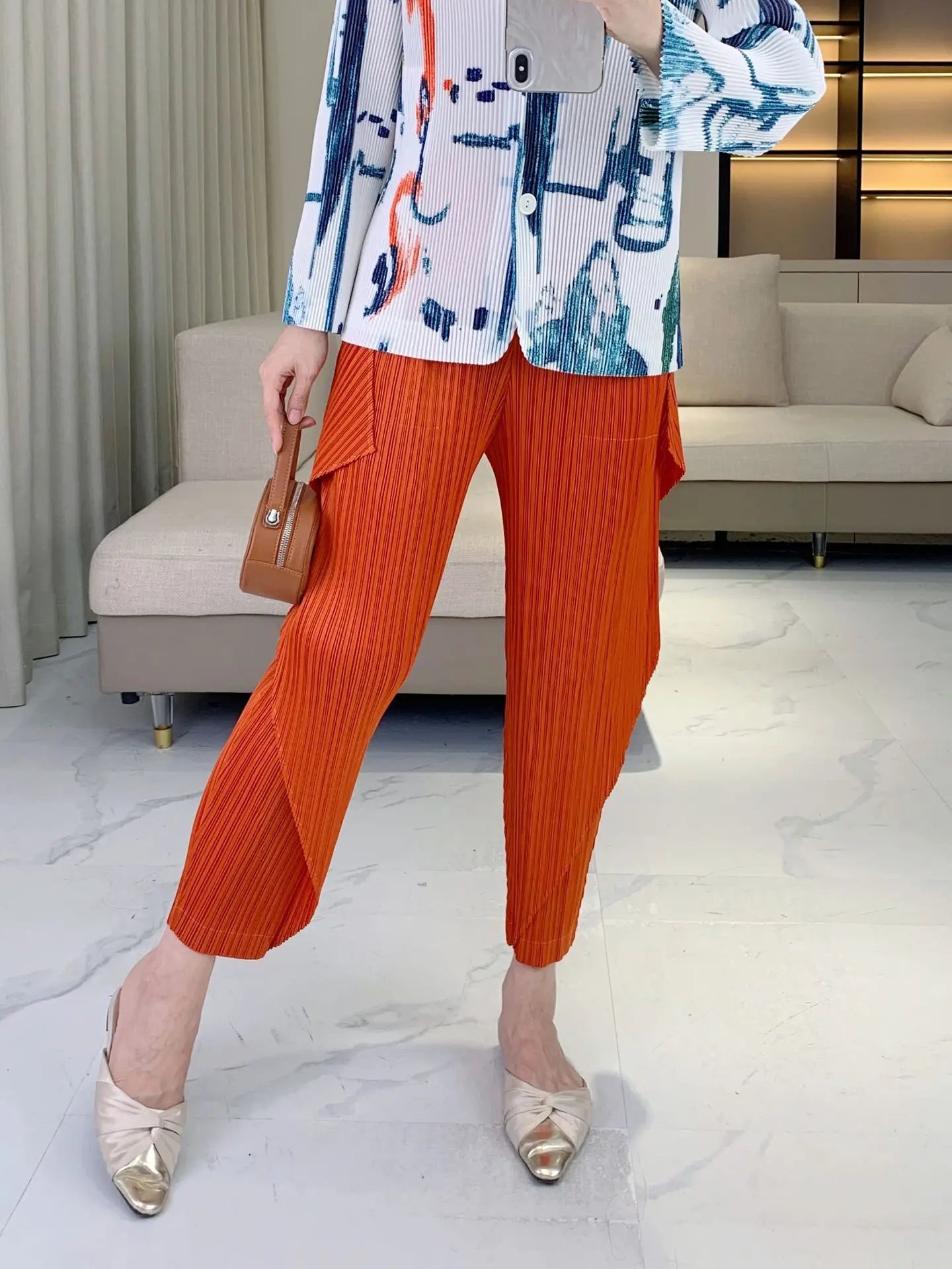Luxury Truly Pleated Pants