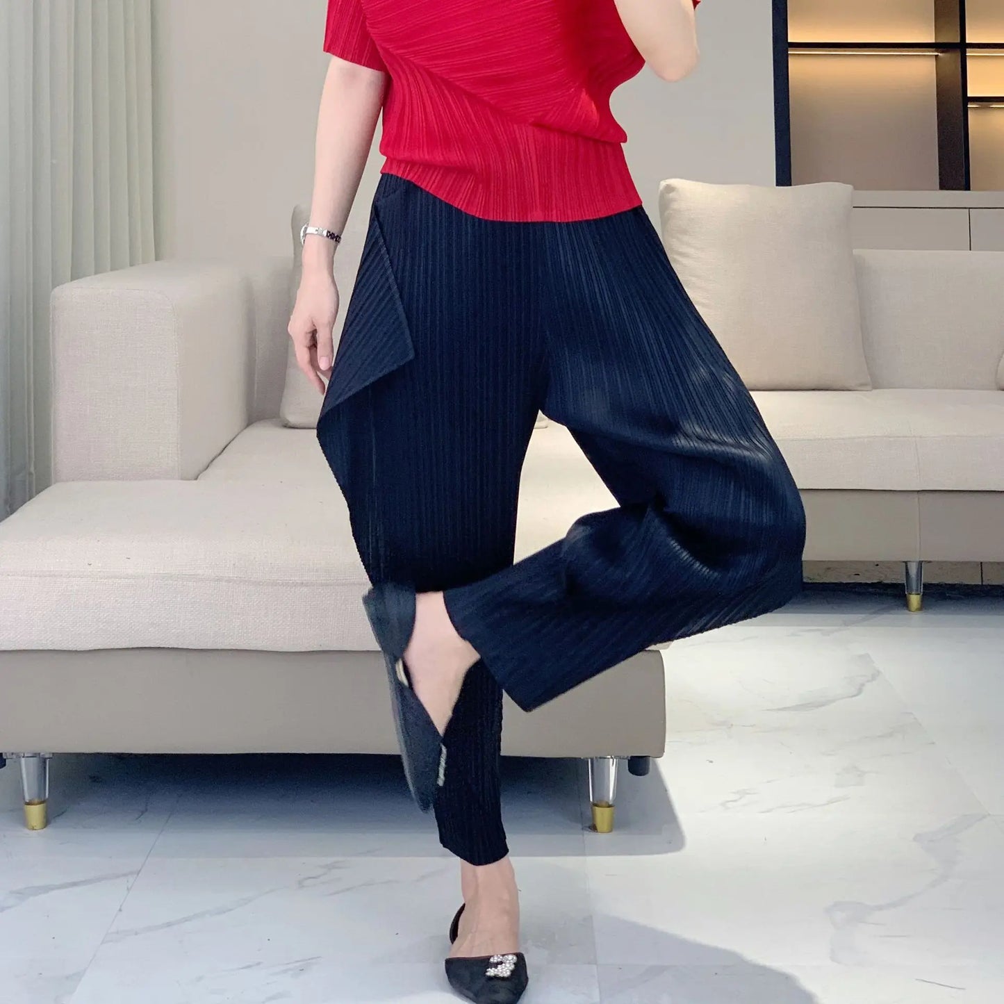 Luxury Truly Pleated Pants