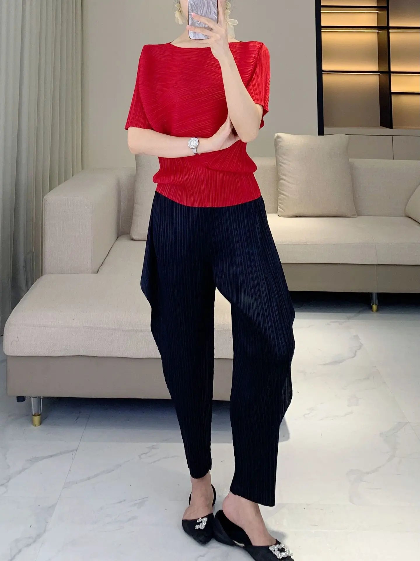 Luxury Truly Pleated Pants