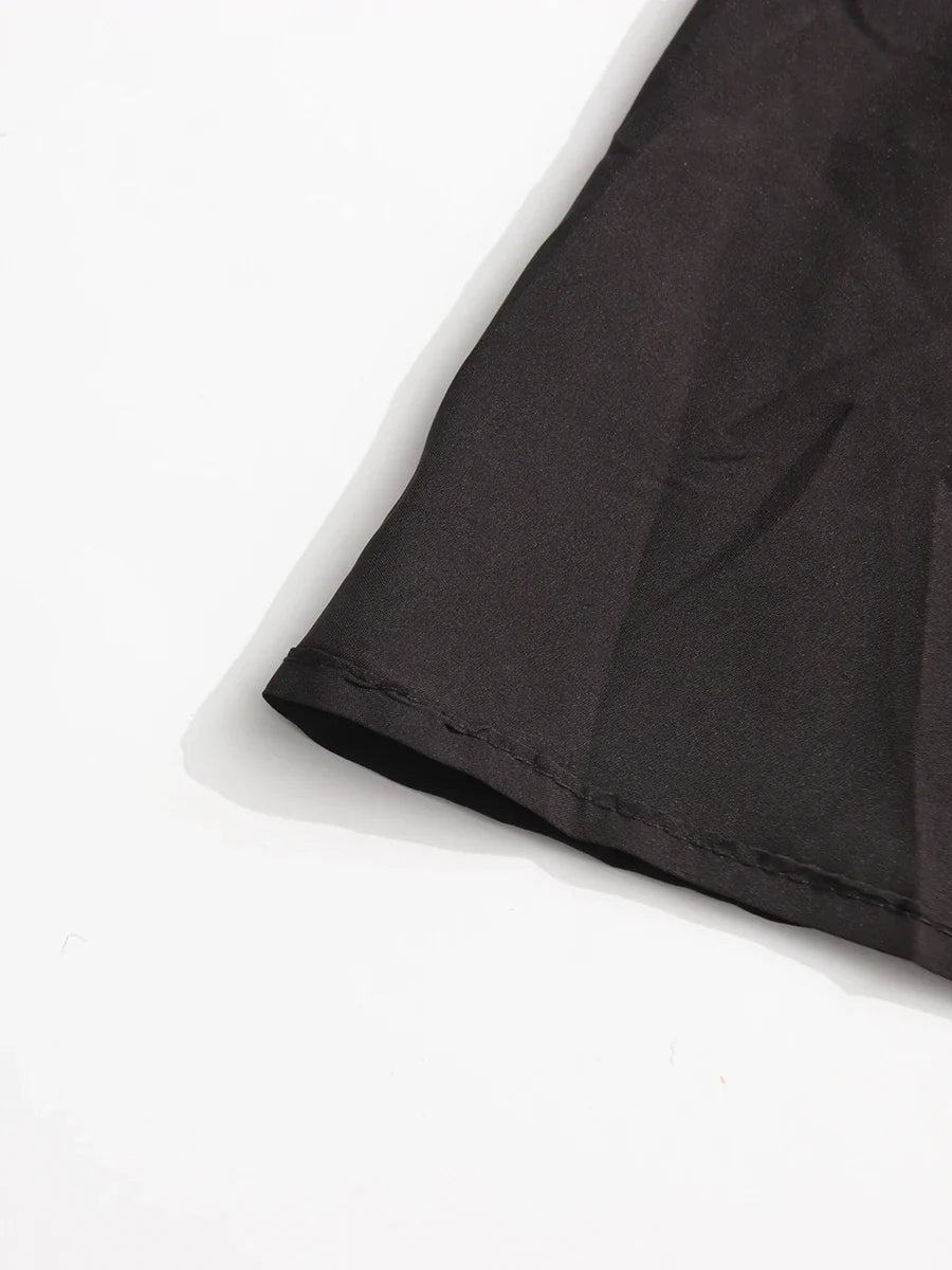 Floral Pleated Basque Waist Skirt