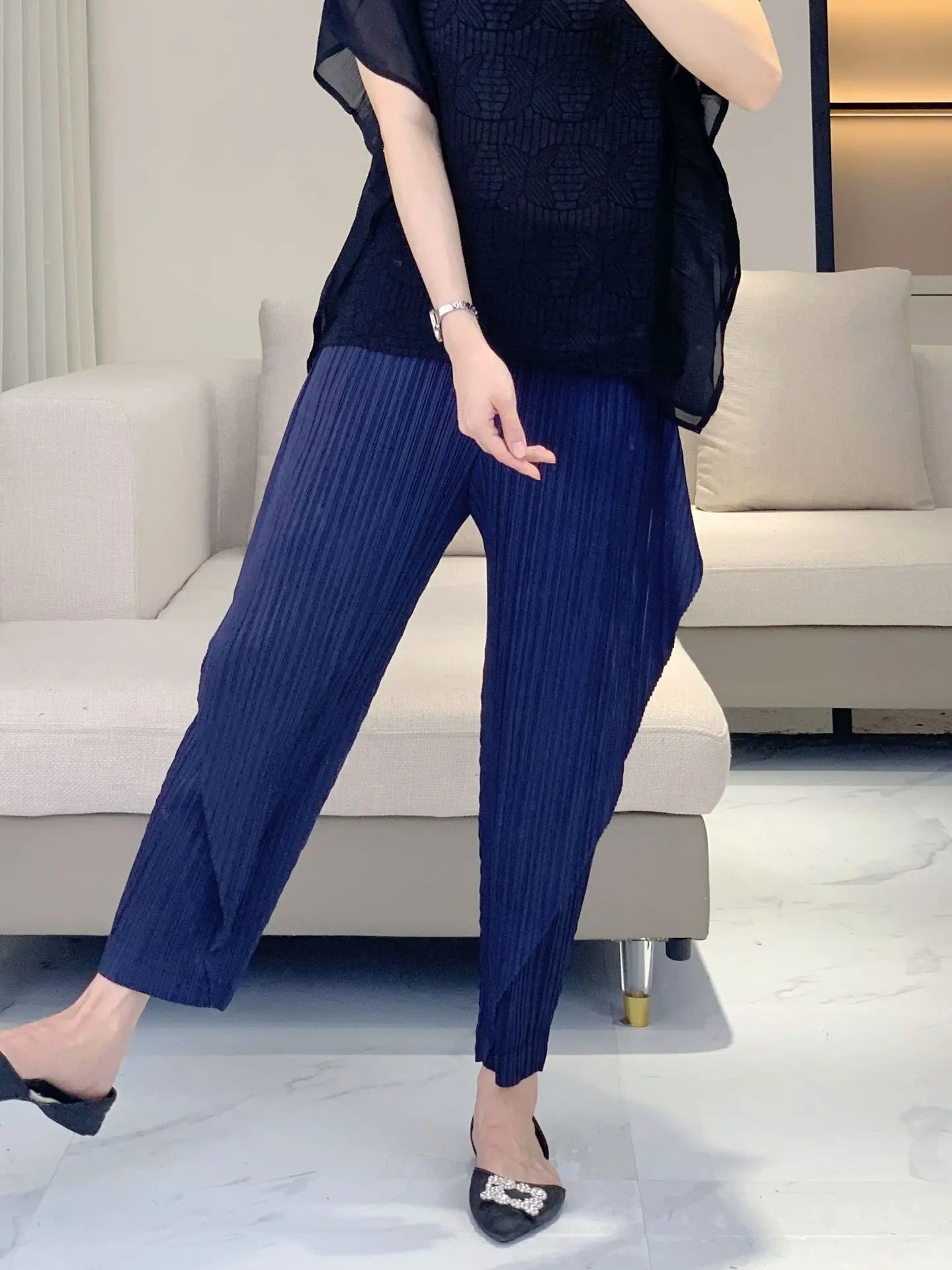 Luxury Truly Pleated Pants