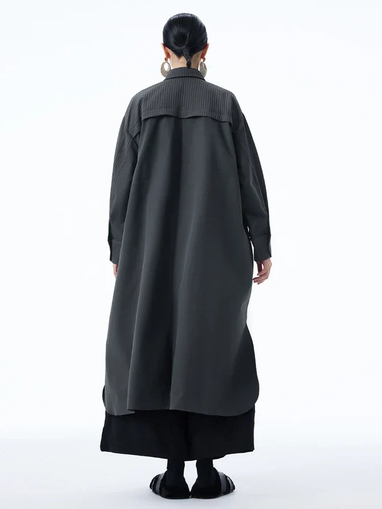 Luxury Oversized Blouse Dress
