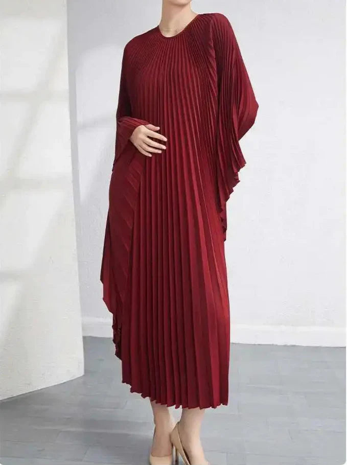 Luxury Pleated Kaftan Dress
