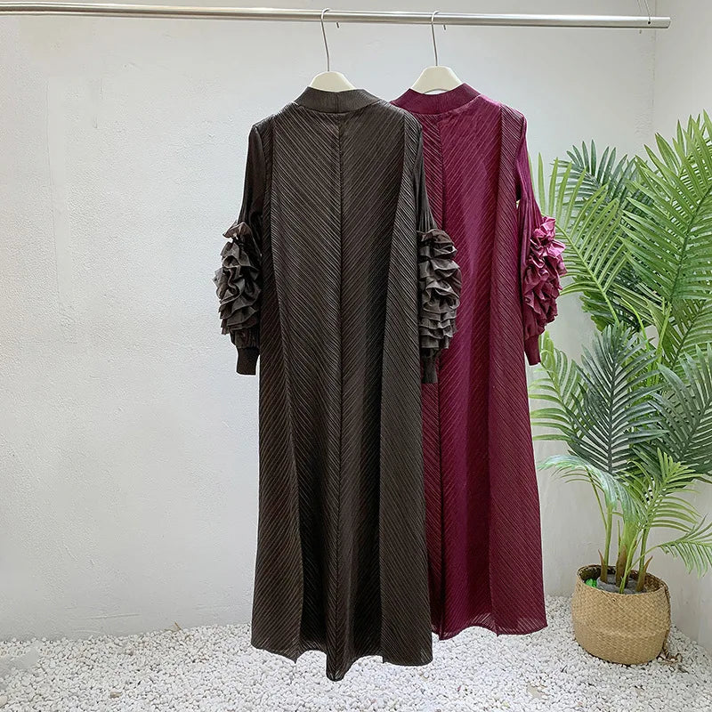 Women's Truly Pleated Oversized Midi Dress