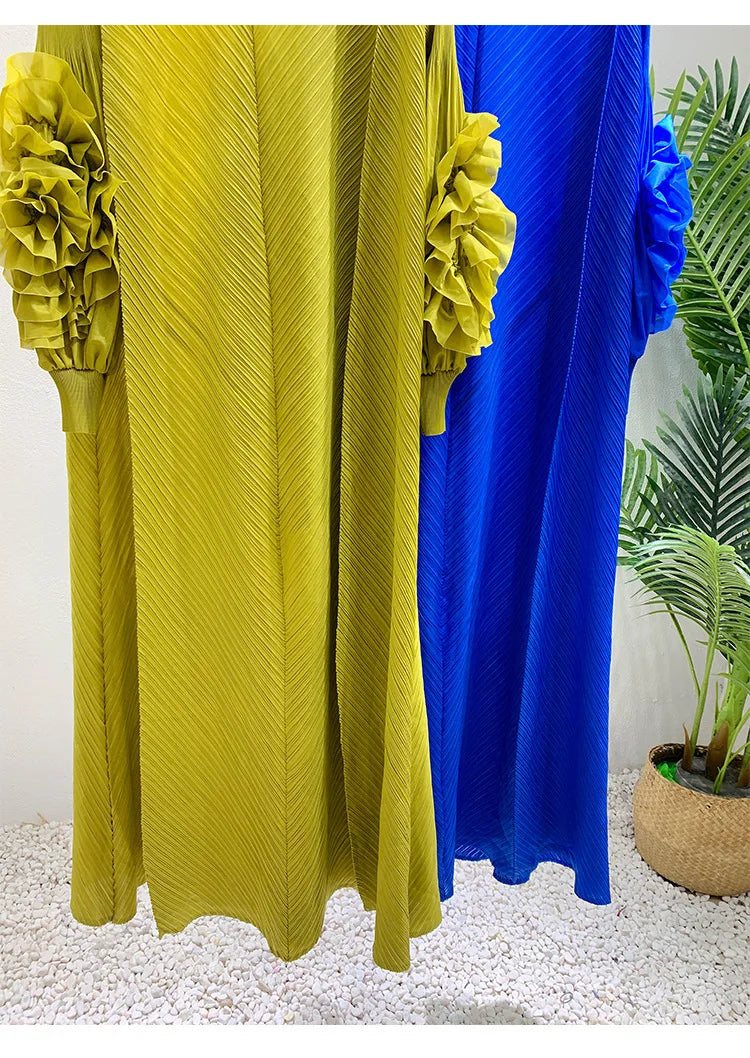 Women's Truly Pleated Oversized Midi Dress