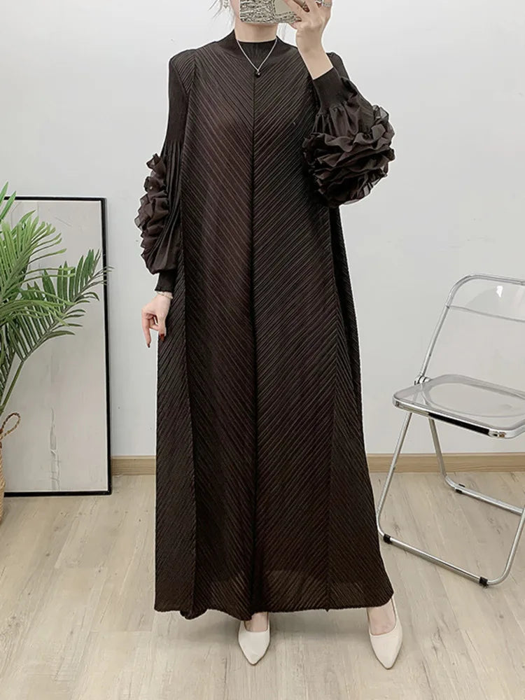 Women's Truly Pleated Oversized Midi Dress