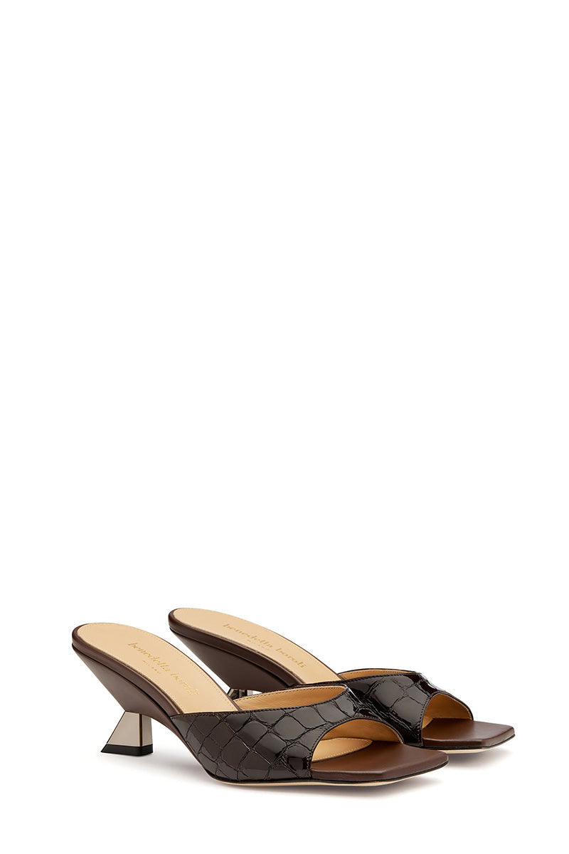 SANDALO ALYSSA MOKA HEELS