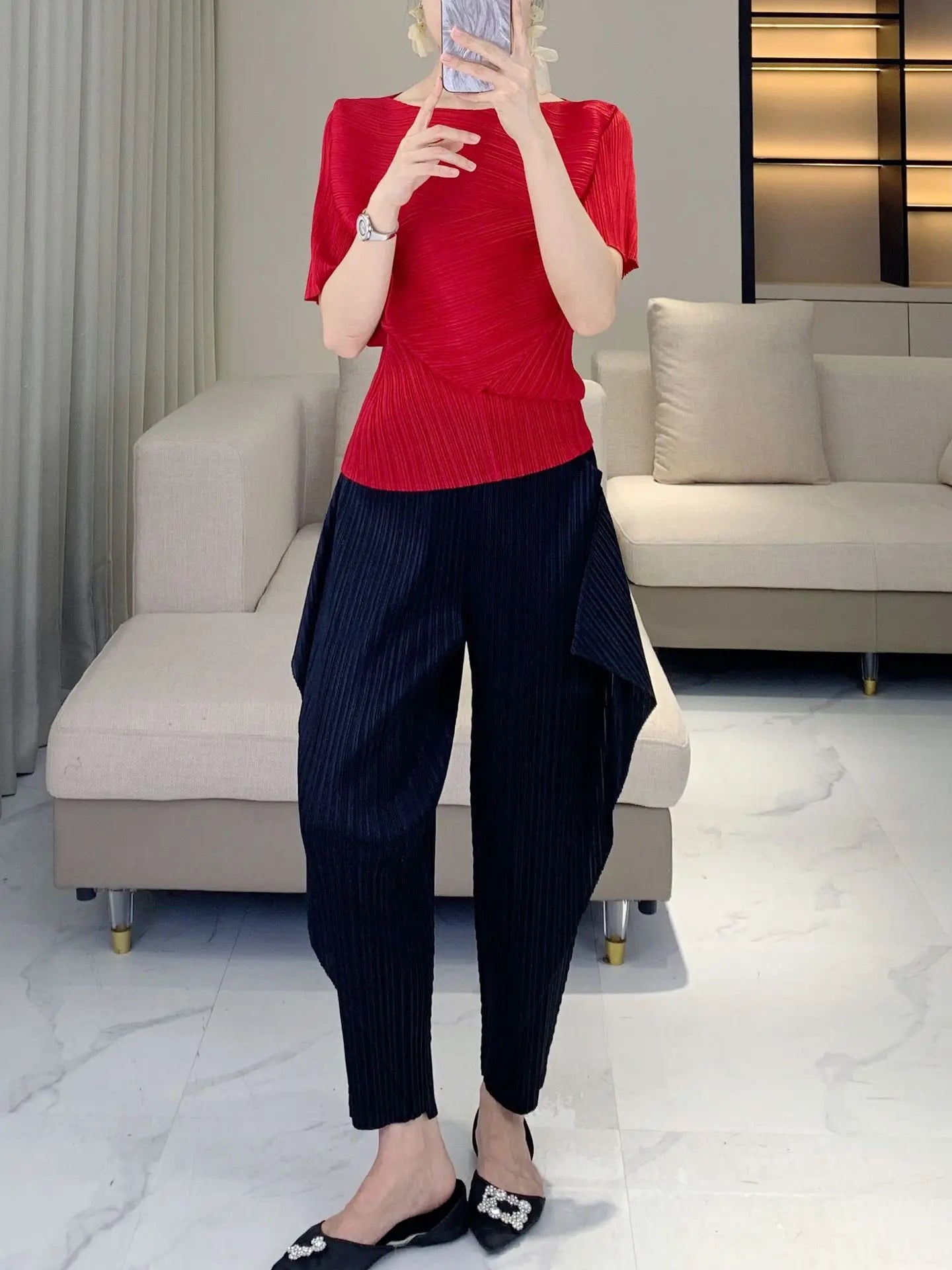 Luxury Truly Pleated Pants