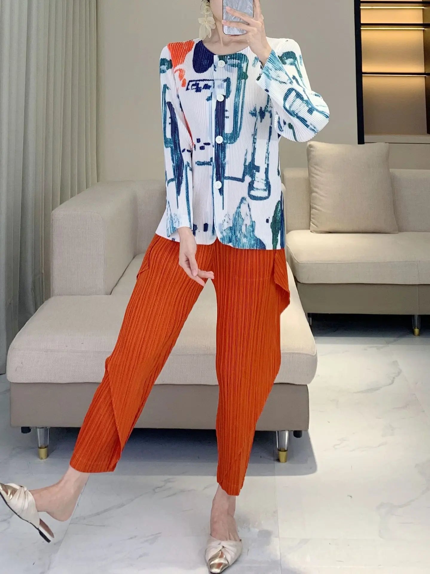 Luxury Truly Pleated Pants