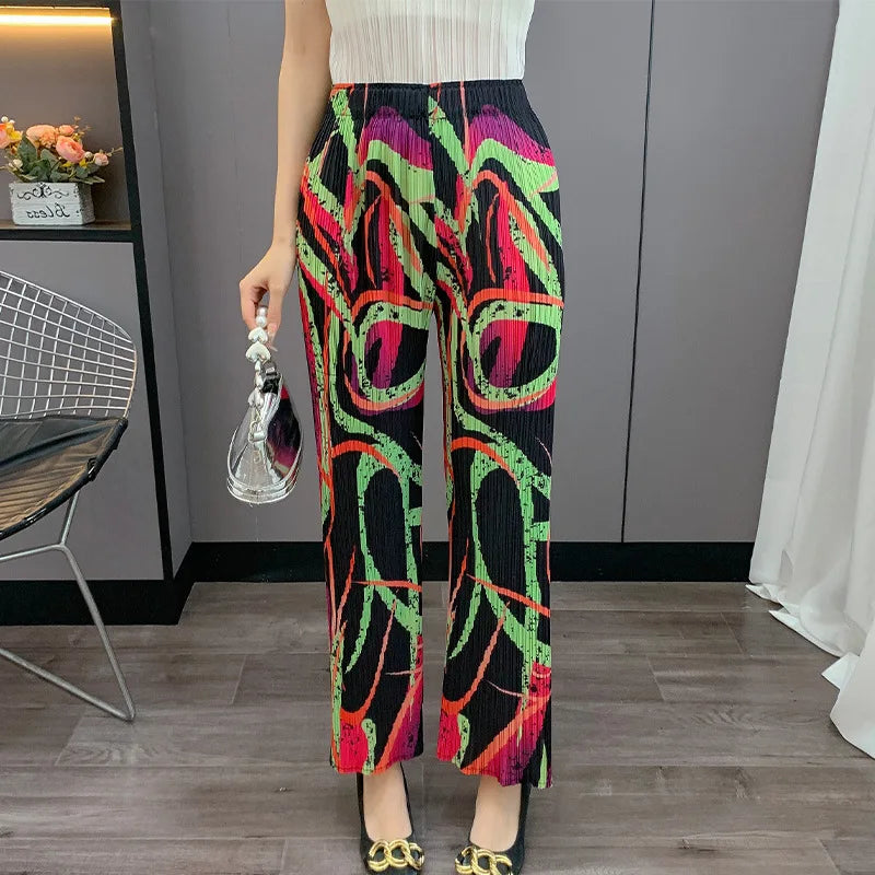 Truly Pleated Pull-On Trousers