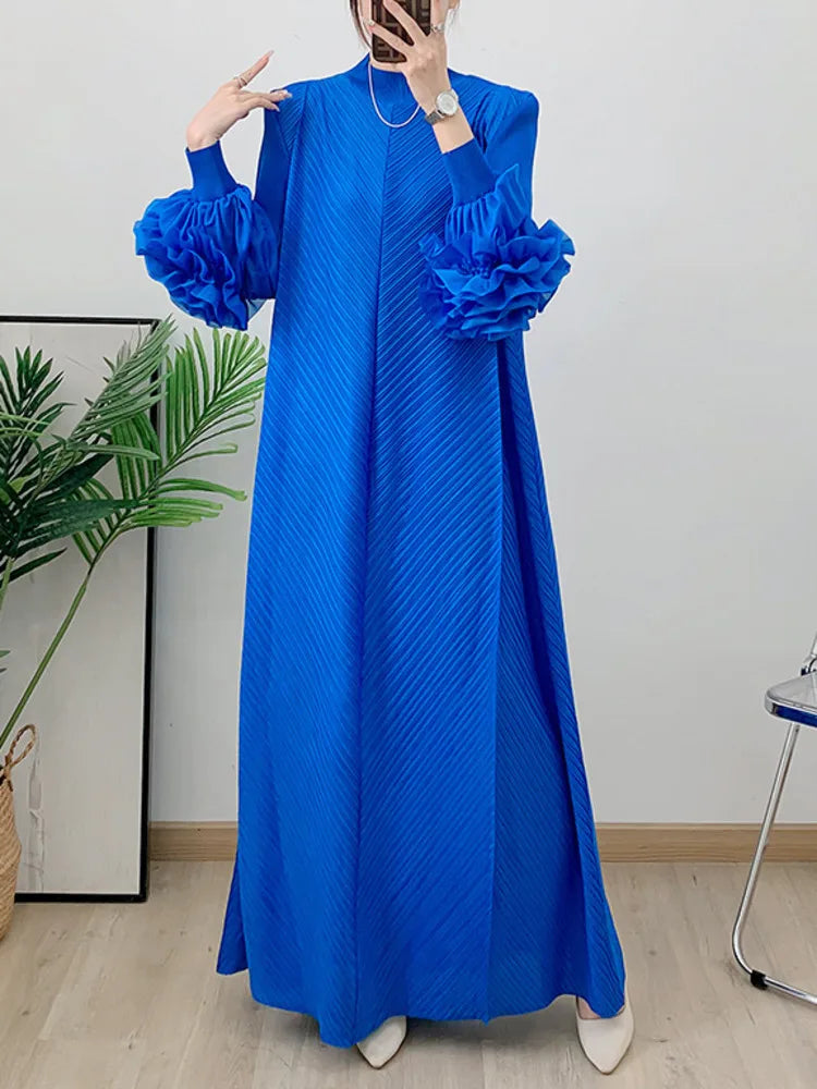 Women's Truly Pleated Oversized Midi Dress