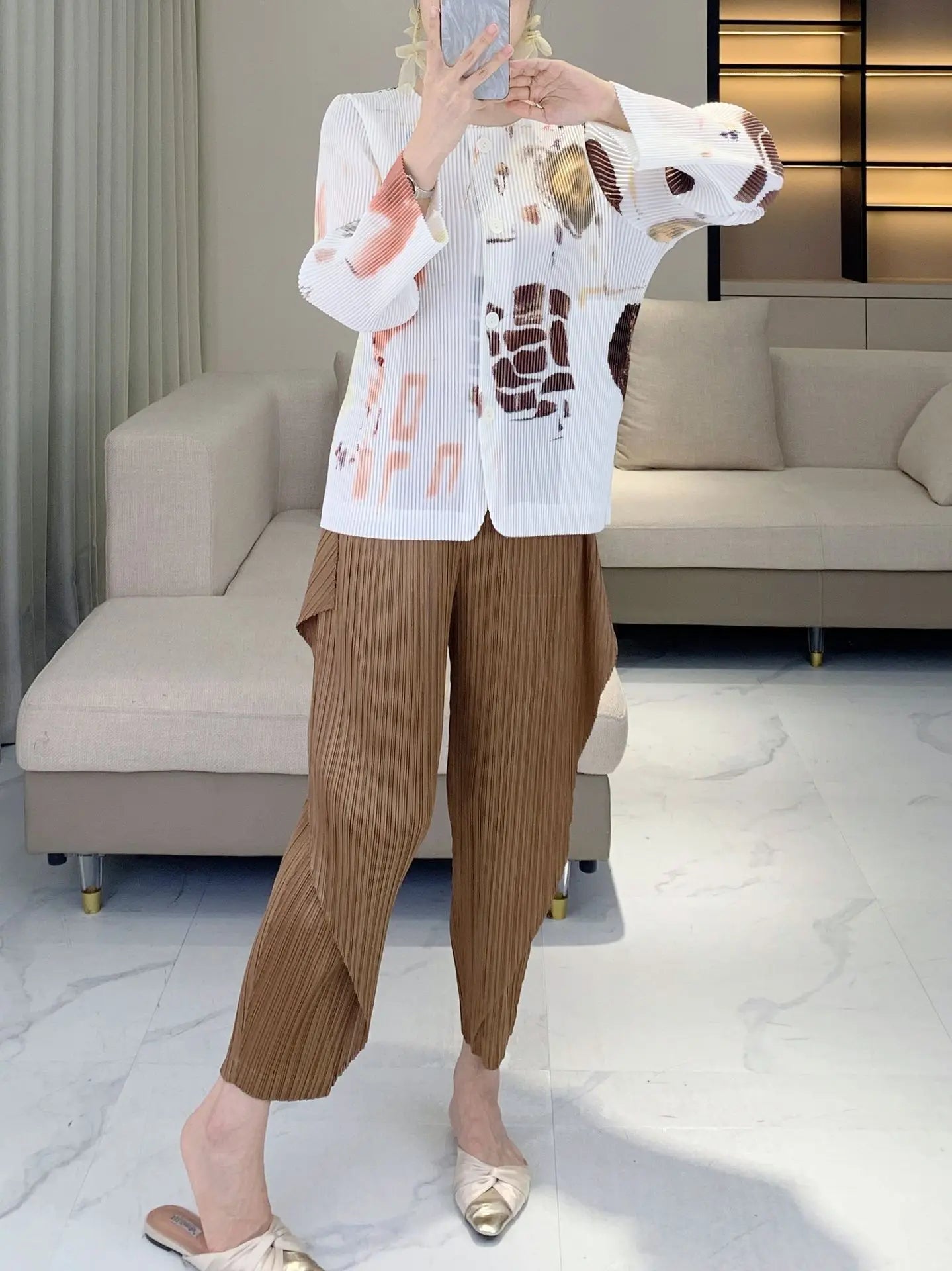 Luxury Truly Pleated Pants