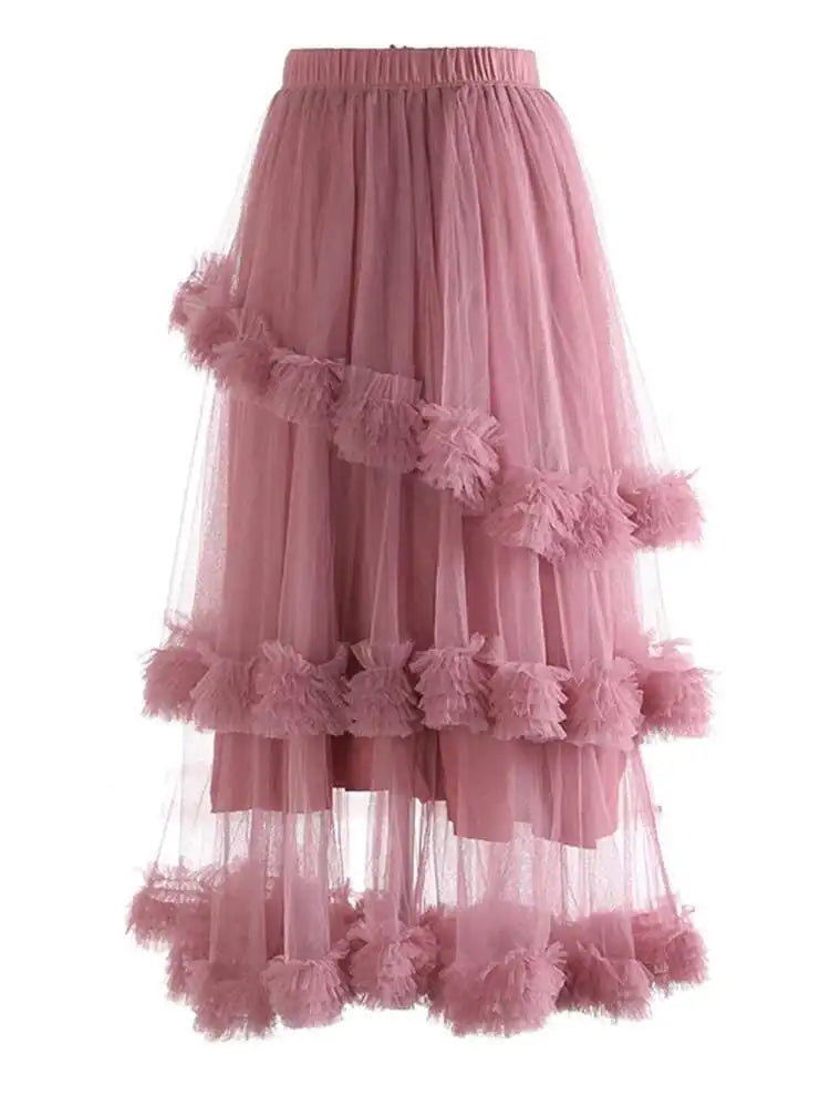 Luxurious Tulle Frill Skirt