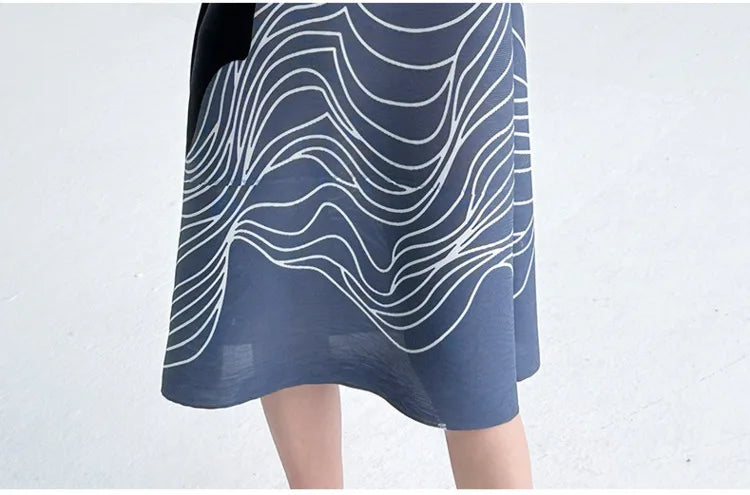 Pleated Tokyo Wave Dress