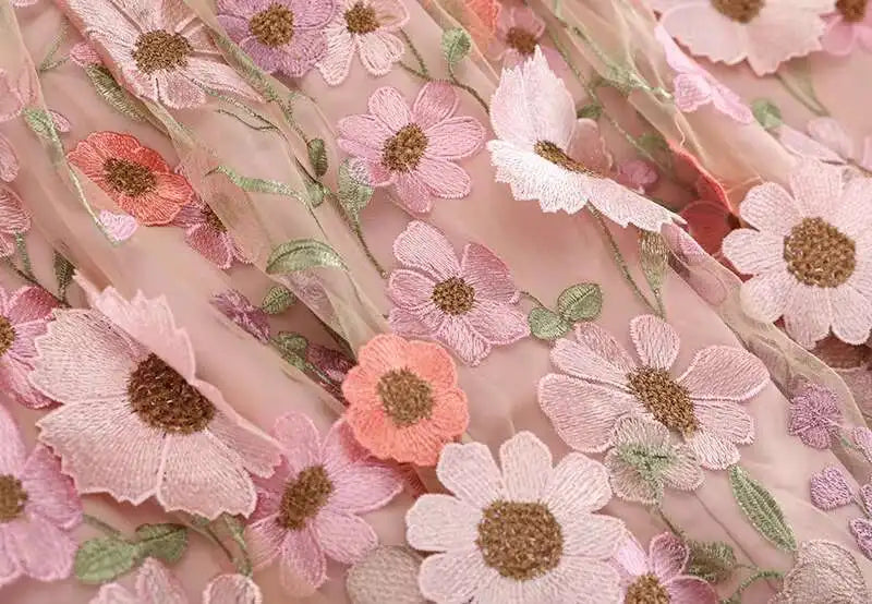 Luxe Floral Pull-On Midi Skirt