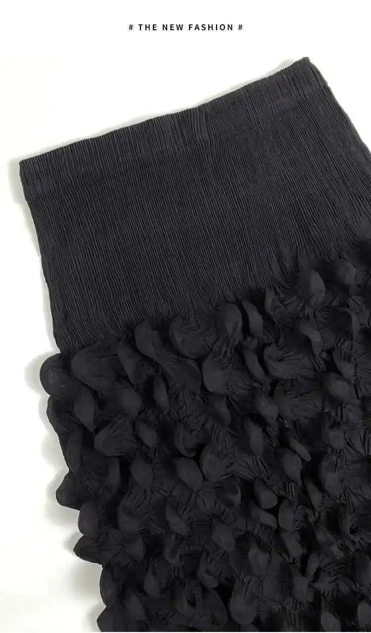 Luxury Pleated Bubble Skirt