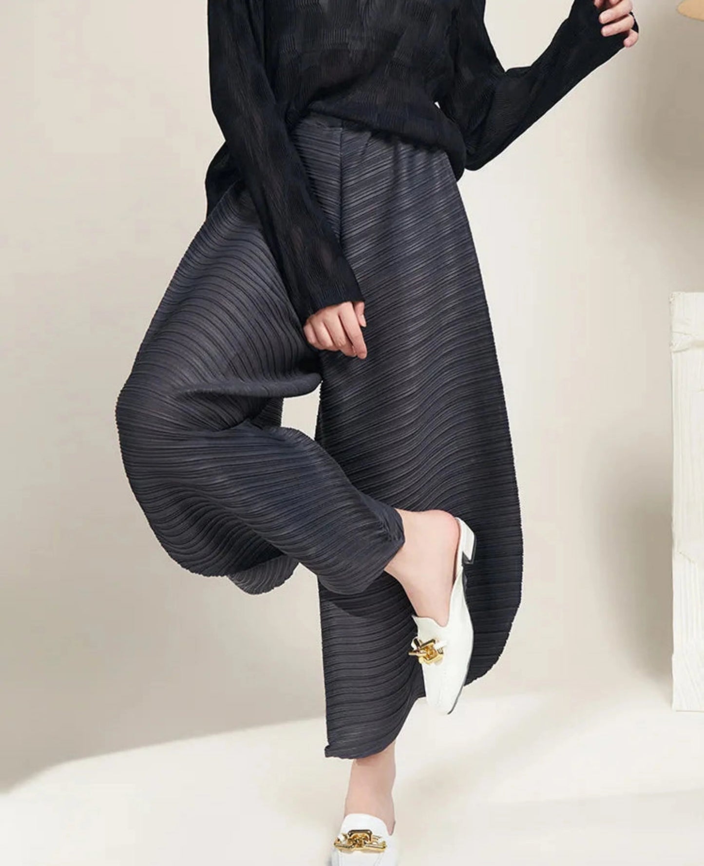 Luxury Japanese Pleated Culottes