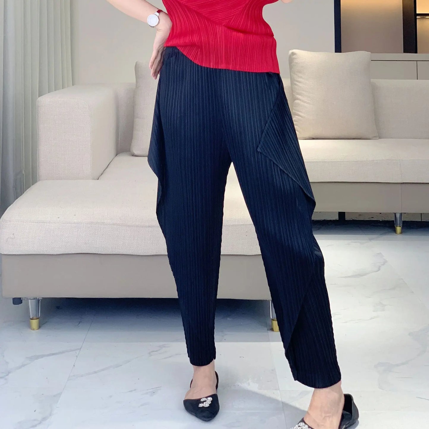 Luxury Truly Pleated Pants