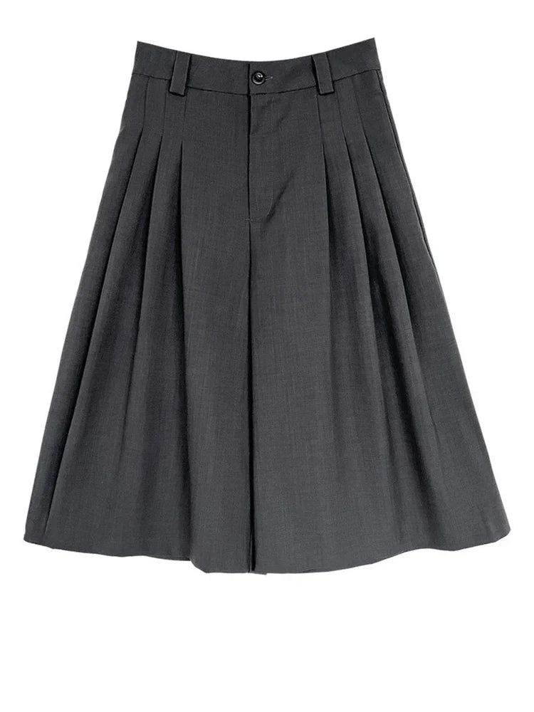 Women's Japanese Wide-Leg Culottes