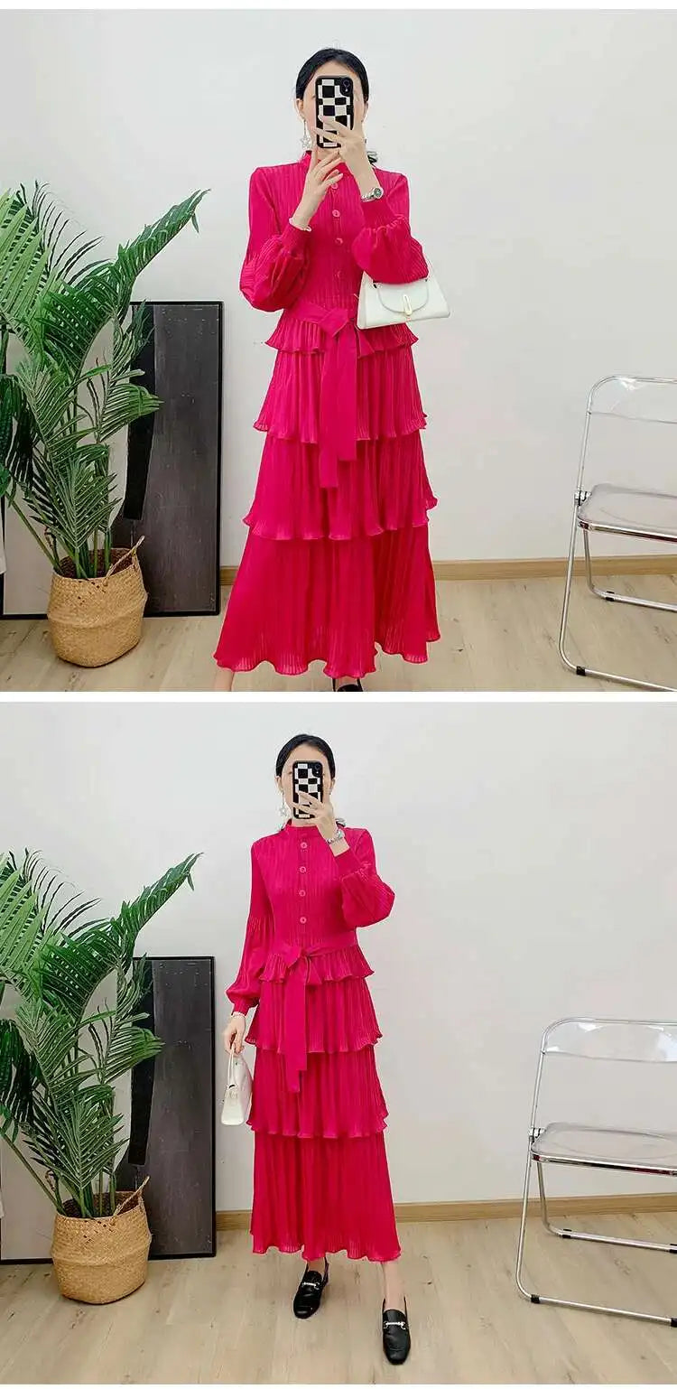 Truly Casual Pleated Blouse Dress