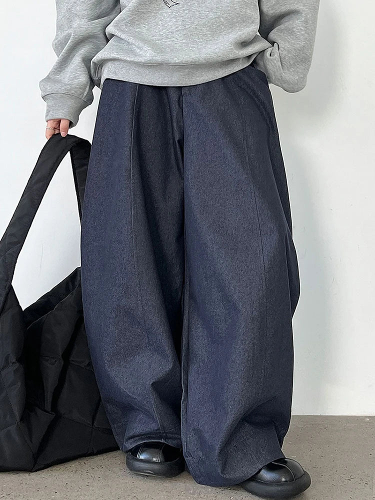 Luxury Statement Wide-Leg Pants
