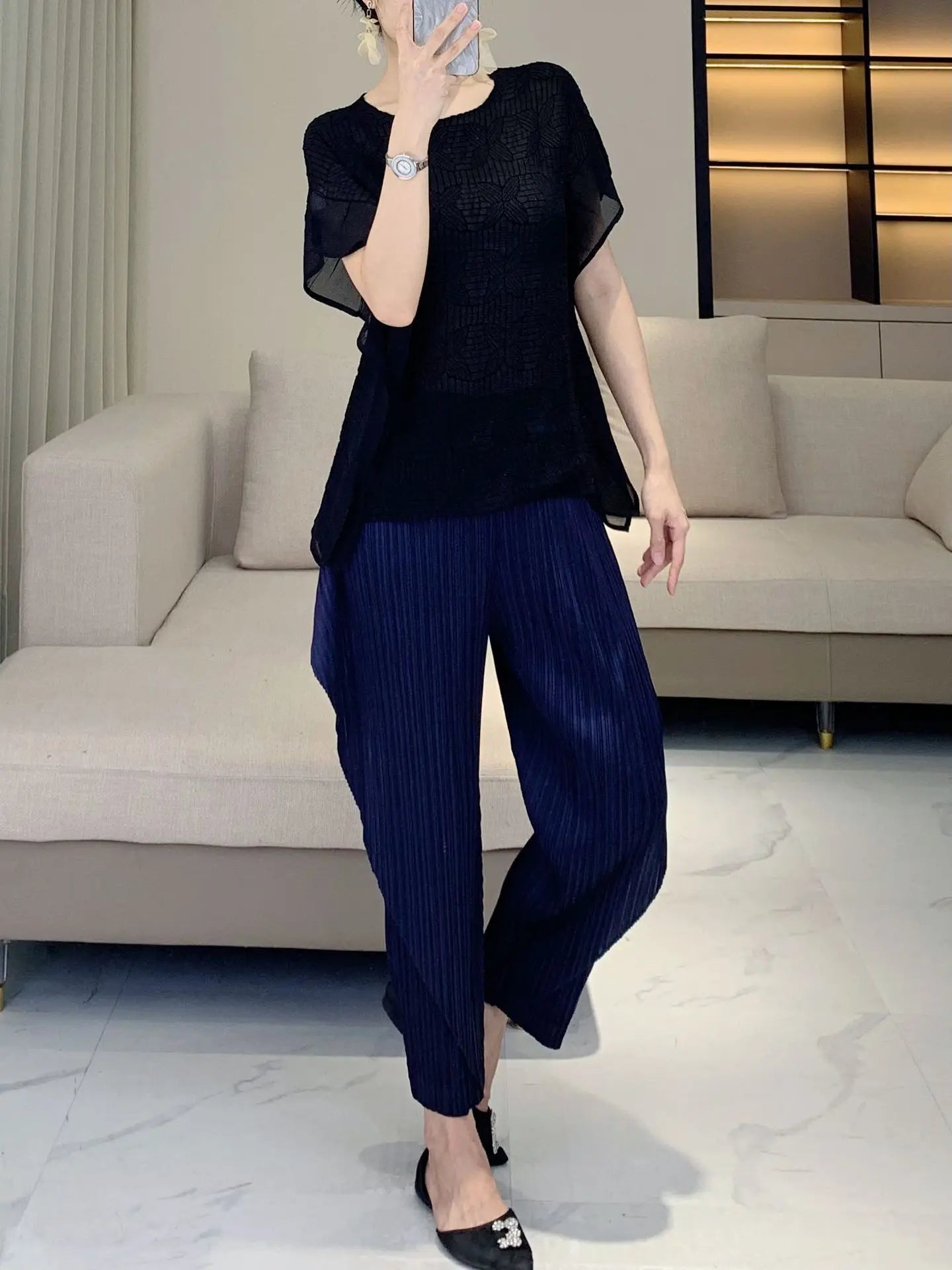 Luxury Truly Pleated Pants