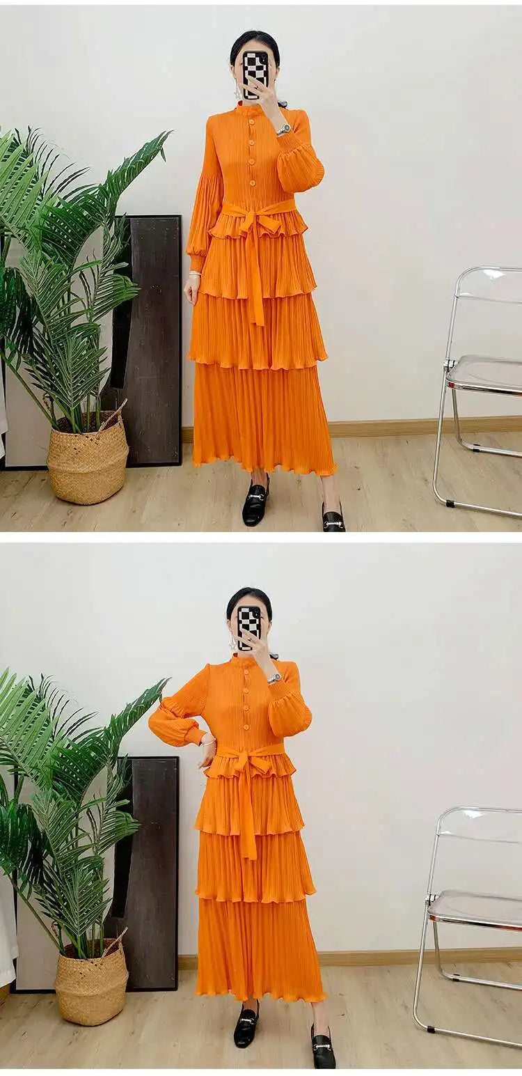 Truly Casual Pleated Blouse Dress