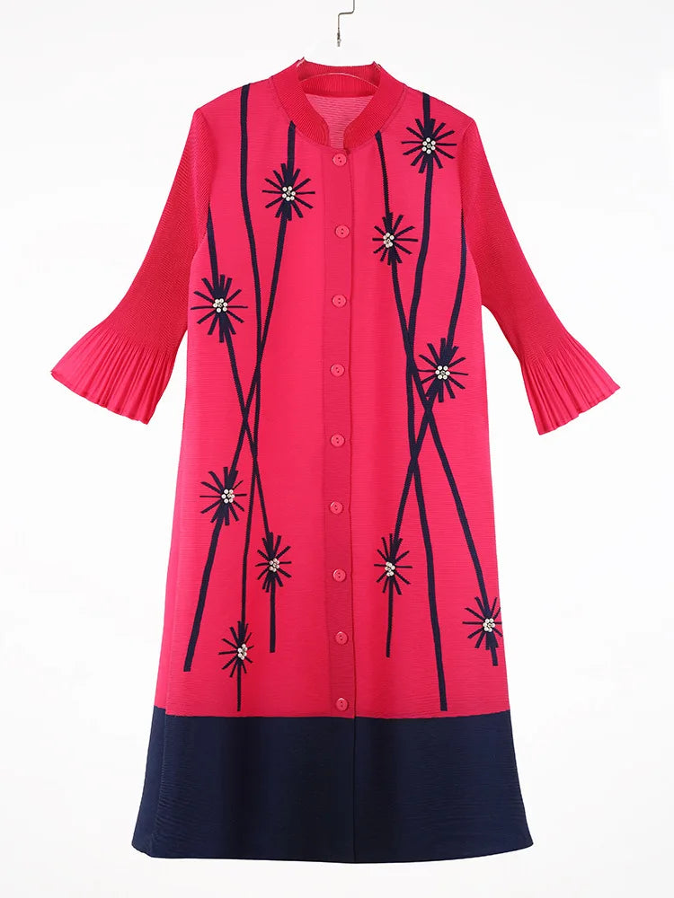 Luxury Pleated Blouse Dress | Contemporary Style