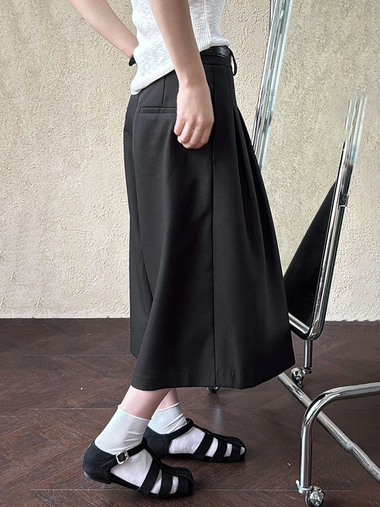 Women's Japanese Wide-Leg Culottes