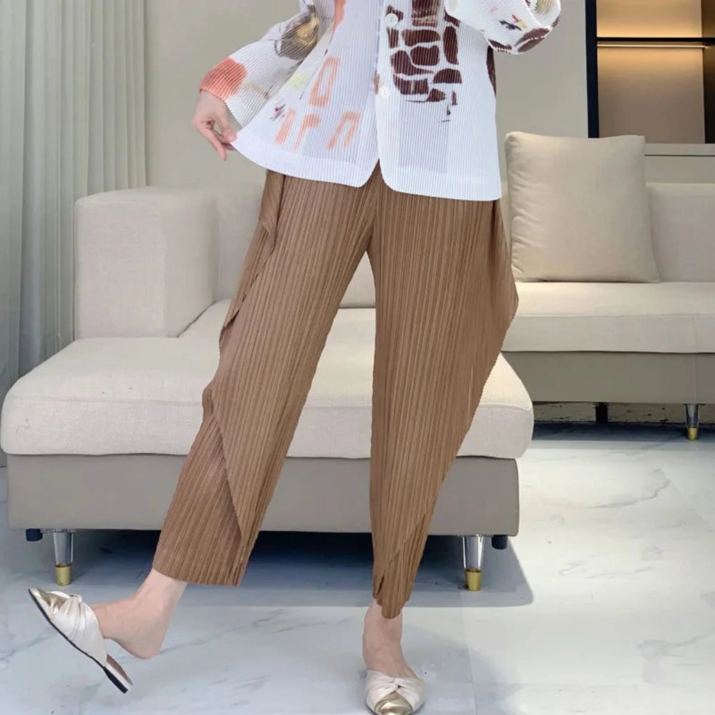 Luxury Truly Pleated Pants