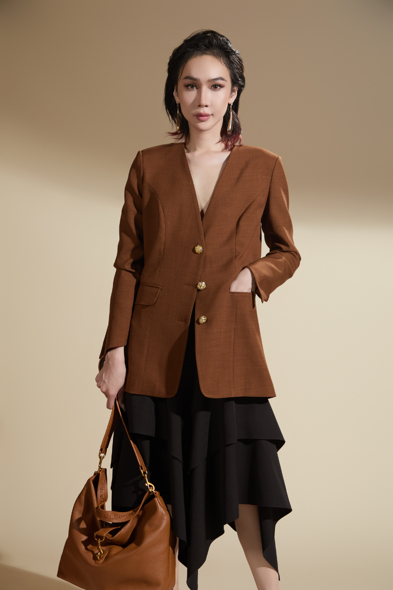 NORA BLAZER AND SKIRT SET