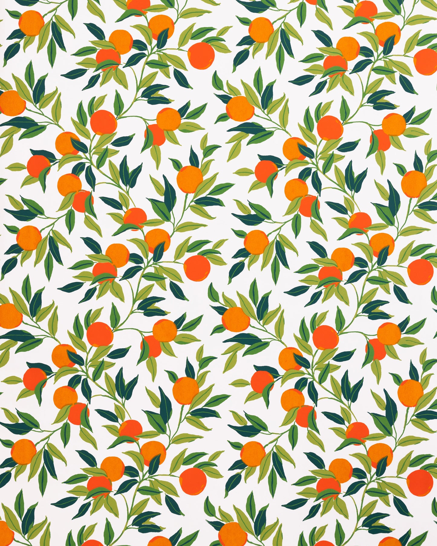 Clementine - Wallpaper Double Roll - Olive