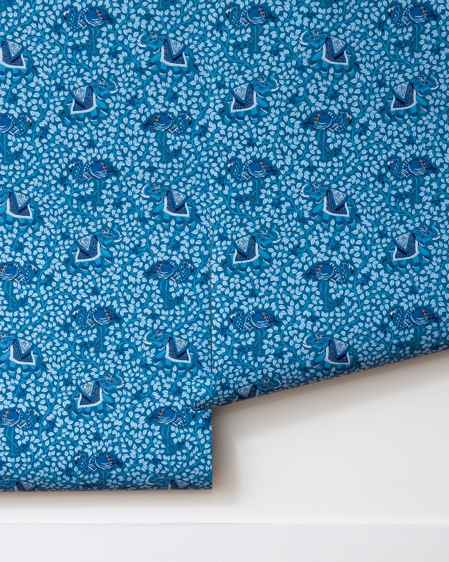 Flamenco - Wallpaper Double Roll - Indigo