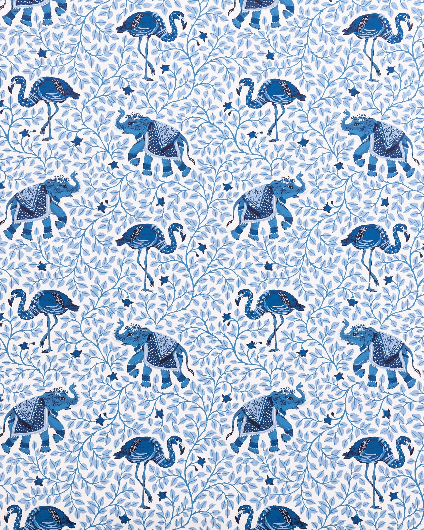Flamenco - Wallpaper Double Roll - Pale Blue