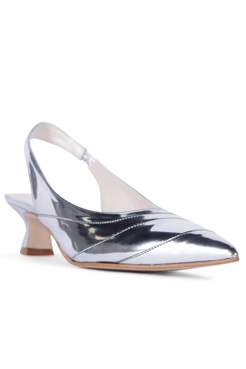 CLIO HEELS IN SILVER