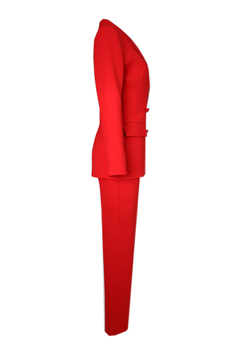 RED HOURGLASS SUIT SET