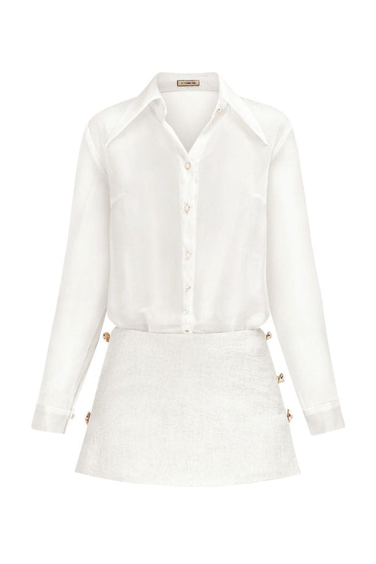 RISHIMA SHIRT AND MINI SKIRT SET