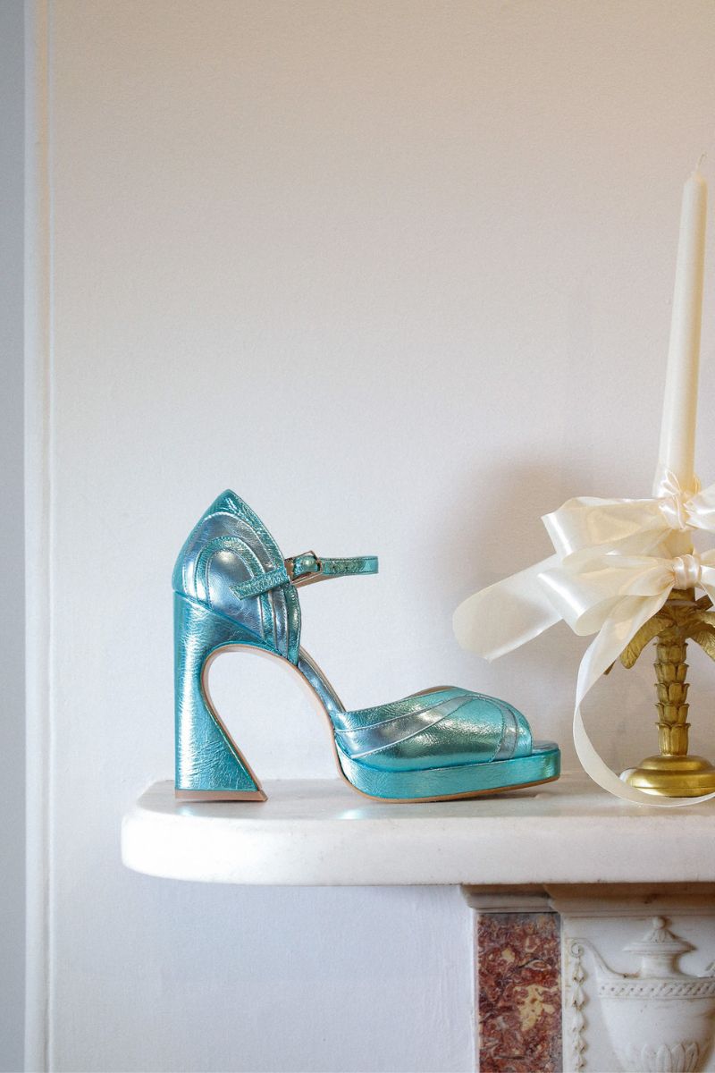 LILLITA HEELS IN AZURE
