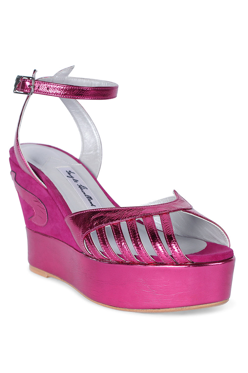 MARGAUX MID HEELS IN VIOLET