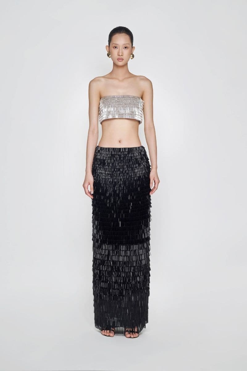 SILVER TONYY MAISON CROP TOP & SKIRT SET