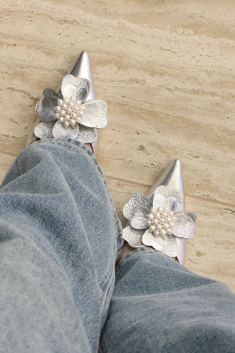 WYNONNA HEELS IN EDELWEISS